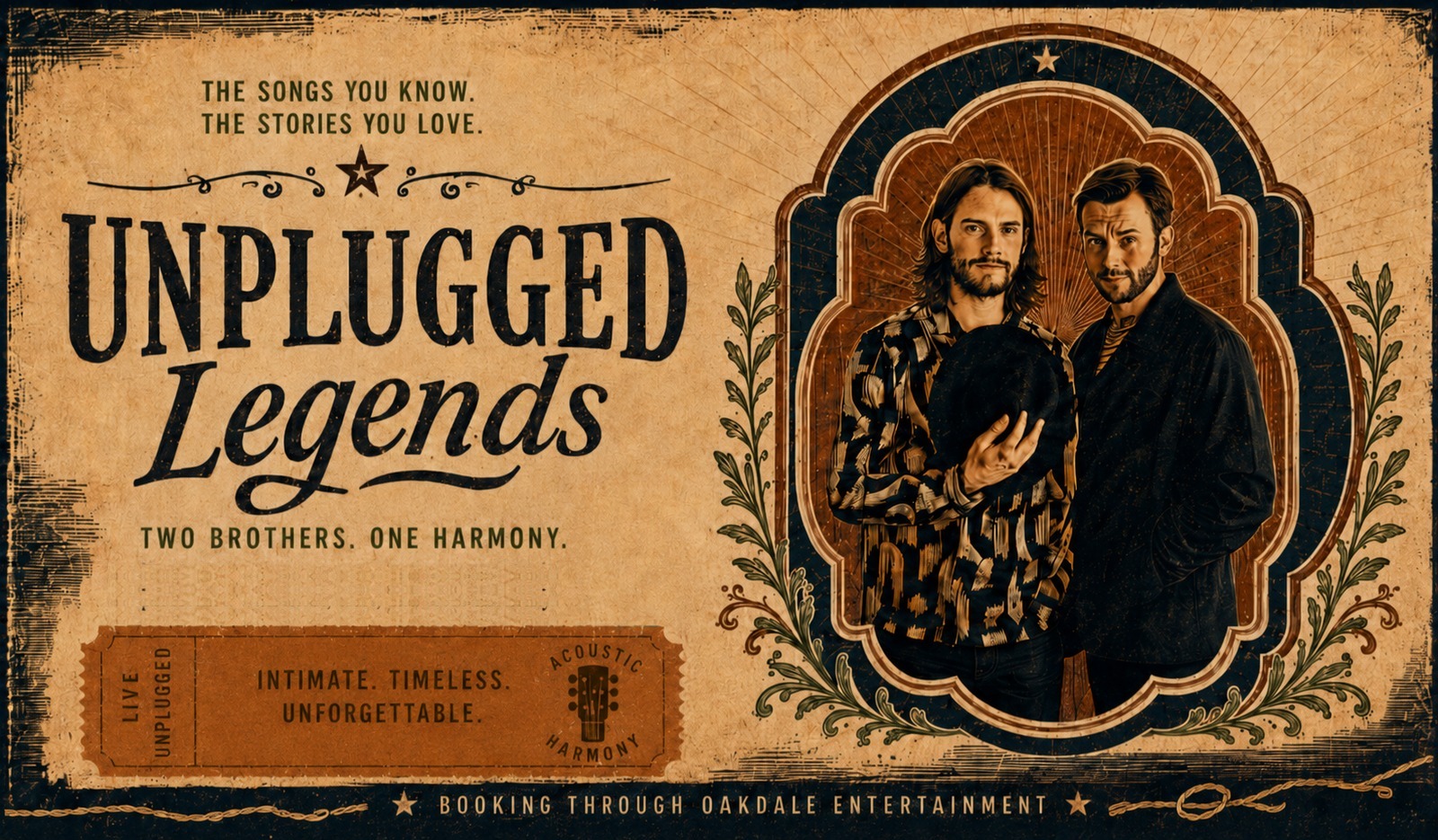 Unplugged Legends — Two Brothers · One Harmony